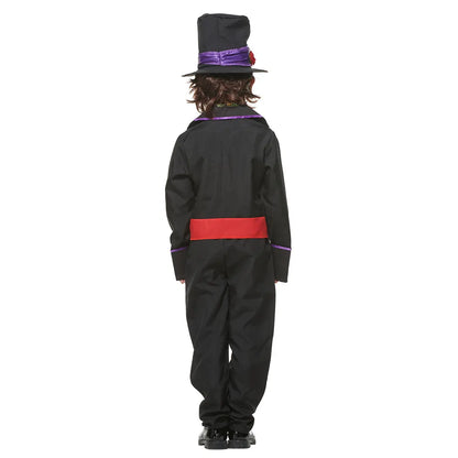 Kids Skeleton Roses Clothing Suit with Hat Scary Style childrensterritory