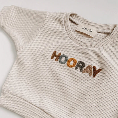 Baby Boy/Girl Casual Tops + Loose Trousers 2pcs Set