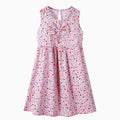 Sleeveless Printed Cotton Casual Dresses For Girls childrensterritory
