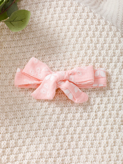 Baby Girl Pink Tulle Romper Dress with Headband