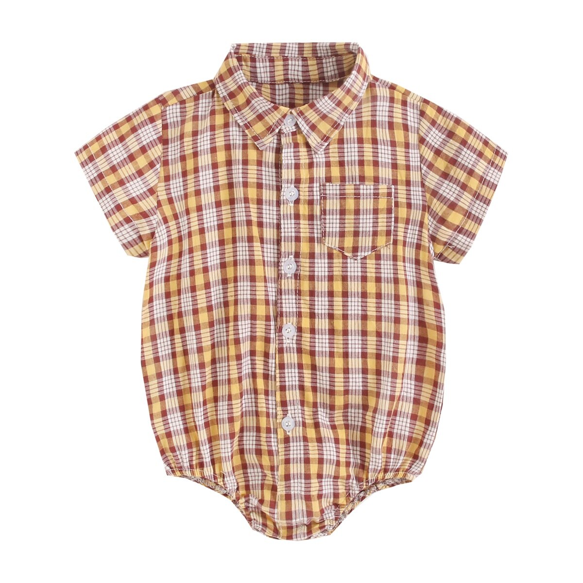 Baby Boys Girls Cotton Short Sleeve Shirts Style Bodysuit childrensterritory