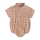 Baby Boys Girls Cotton Short Sleeve Shirts Style Bodysuit childrensterritory