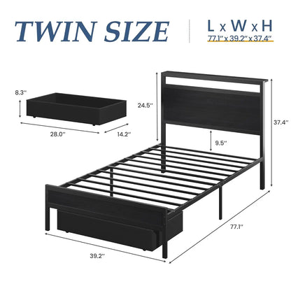 Space-Saving Kids Full Corner Bed Frame with Smart Design childrensterritory