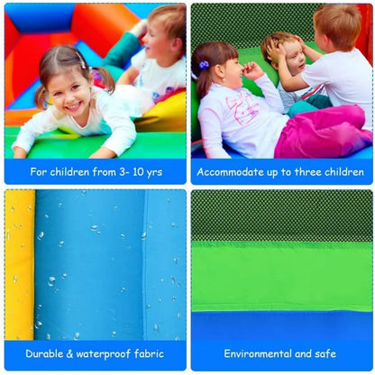 Kids Inflatable Bounce House with 480W Blower