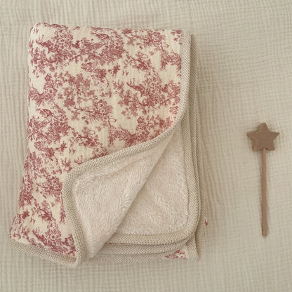 Floral Print Muslin Cotton Winter Ins Baby Blankets childrensterritory