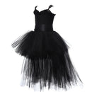 Kids Girls V-neck Evening Birthday Party Tulle Dresses childrensterritory