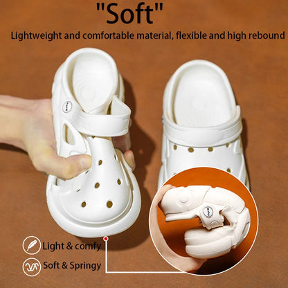 Cave Hole Baby or Kids Beach Sandals, Summer Clogs