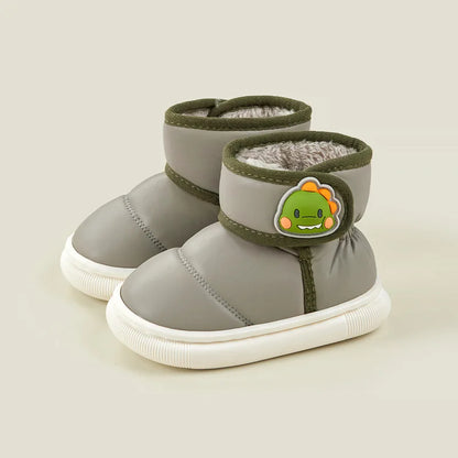 Warm Solid Color Cotton Snow Boots for Baby/Toddlers childrensterritory