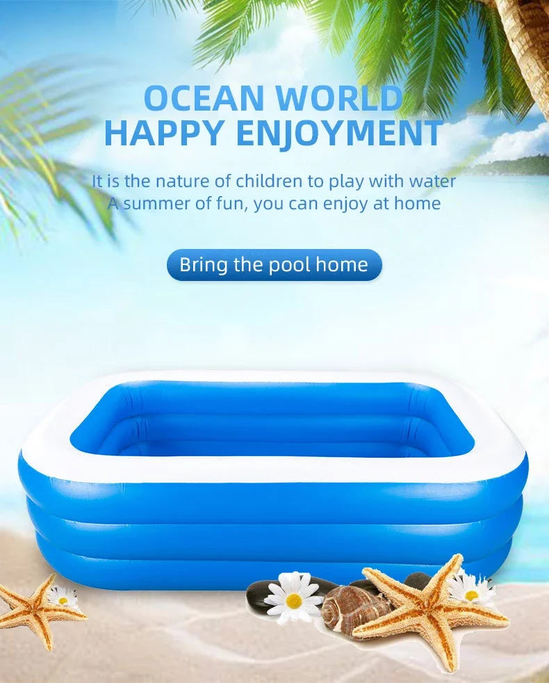 Large Inflatable Family Padding/Swimming Pool