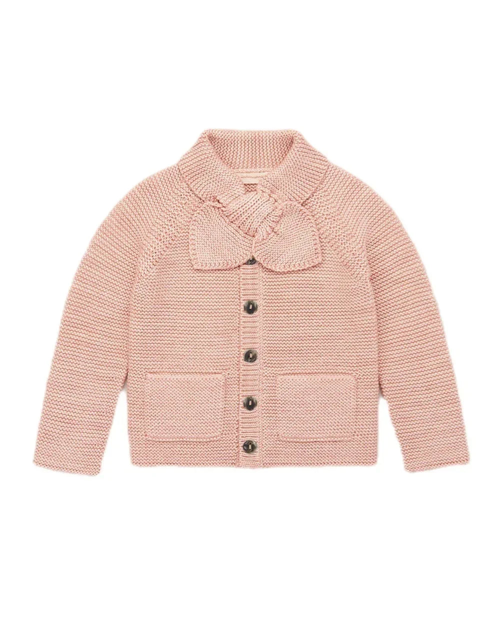 Retro Countryside Style Girls Knitted Cardigan Half Skirt Set childrensterritory