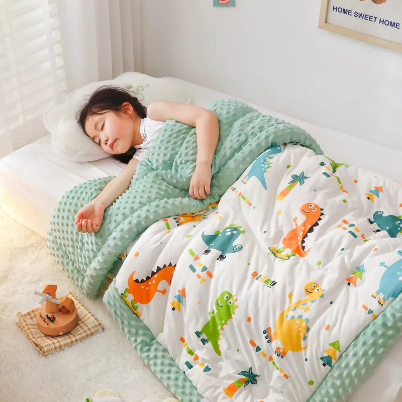 Soft Breathable Warm Baby Thick Quilted Blanket