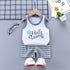 2PCS Cotton T-Shirts and Shorts Set for Toddler Boys Girls childrensterritory