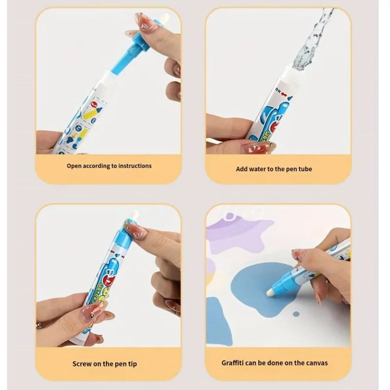 100x80CM Magic Water Drawing Mat With Reusable Magic Pens childrensterritory