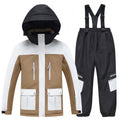 Kids Snowboard Clothing Set With Coat and Strap Pants childrensterritory