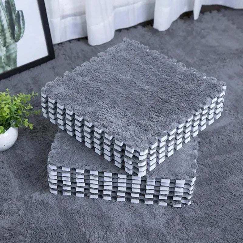 Soft Plush Warm 1-20 Pcs Padded Carpet for Baby Play Room childrensterritory