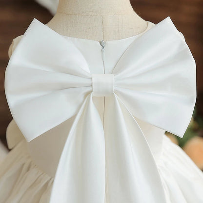 Toddler Girl Elegant Sleeveless First Communion Dress childrensterritory