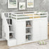 Multipurpose Loft Bed featuring Shelves, Closets, and Storage childrensterritory