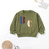 Kids Cartoon Print Long-Sleeved Winter Sweater childrensterritory