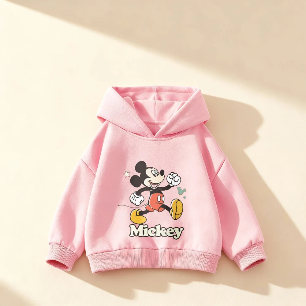 Kids' Long-Sleeved Cartoon Design Winter Hoodies