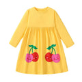 Cartoon Animals Embroidery Kids Girls Princess Frocks childrensterritory