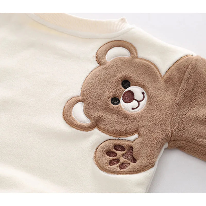 Kids Cartoon Design Winter Clothing Set childrensterritory