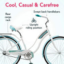 Step-Through or Step-Over Frames Adult Beach Cruiser Bike childrensterritory