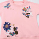 Kids Girls Flowers Birds Embroidery Casual Outerwear childrensterritory