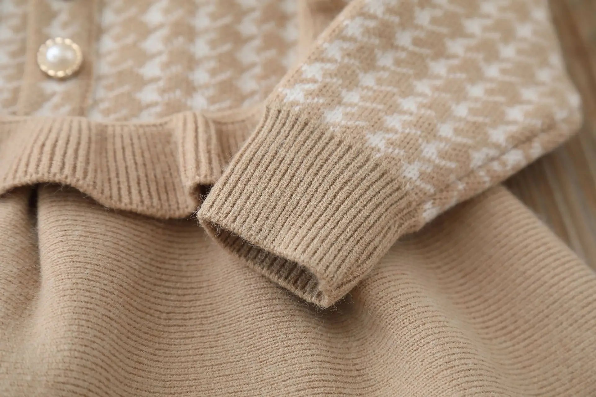 Girls’ Long-Sleeved Warm Casual Dresses