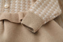 Girls’ Long-Sleeved Warm Casual Dresses childrensterritory