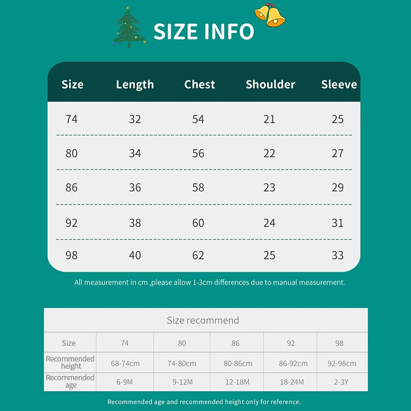 Baby Kids Christmas Design Winter Casual Sweater