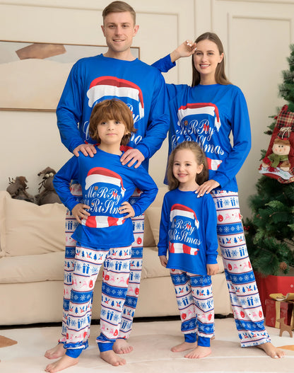 Long Sleeves Christmas Print Family Matching Clothing Set childrensterritory