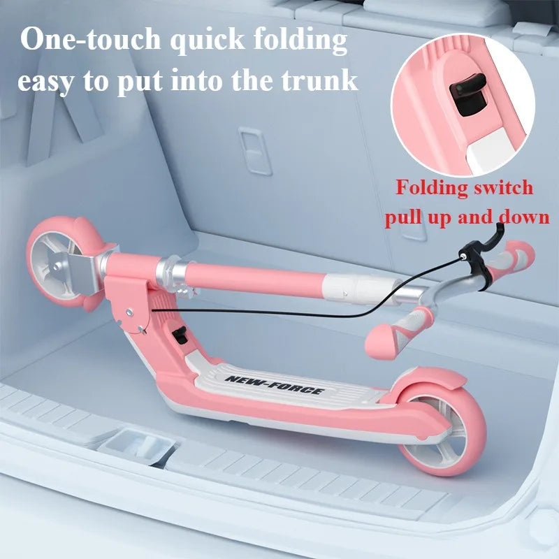 Kids Folding Kick Scooter with Dual Braking System childrensterritory