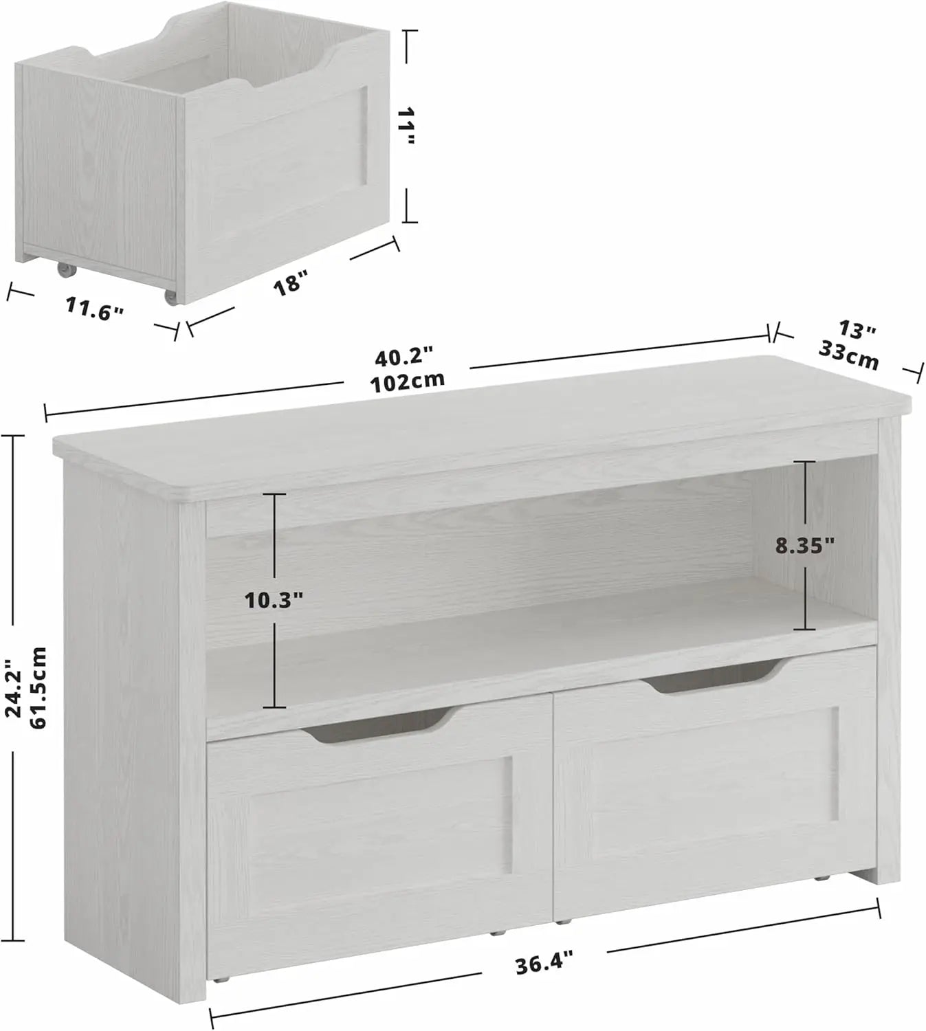Kids Moveable Toy Storage Organizer for Nursery childrensterritory