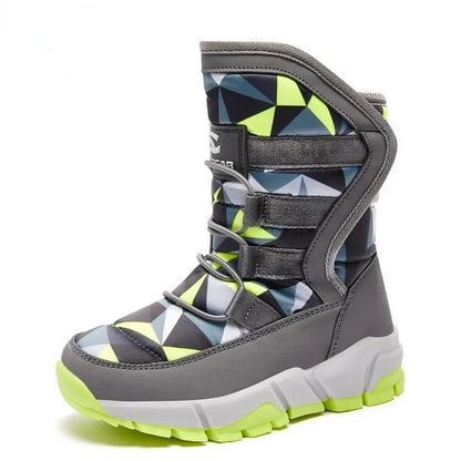 -30 Degree Kids Thick Mid Warm Waterproof Non-slip Boots childrensterritory