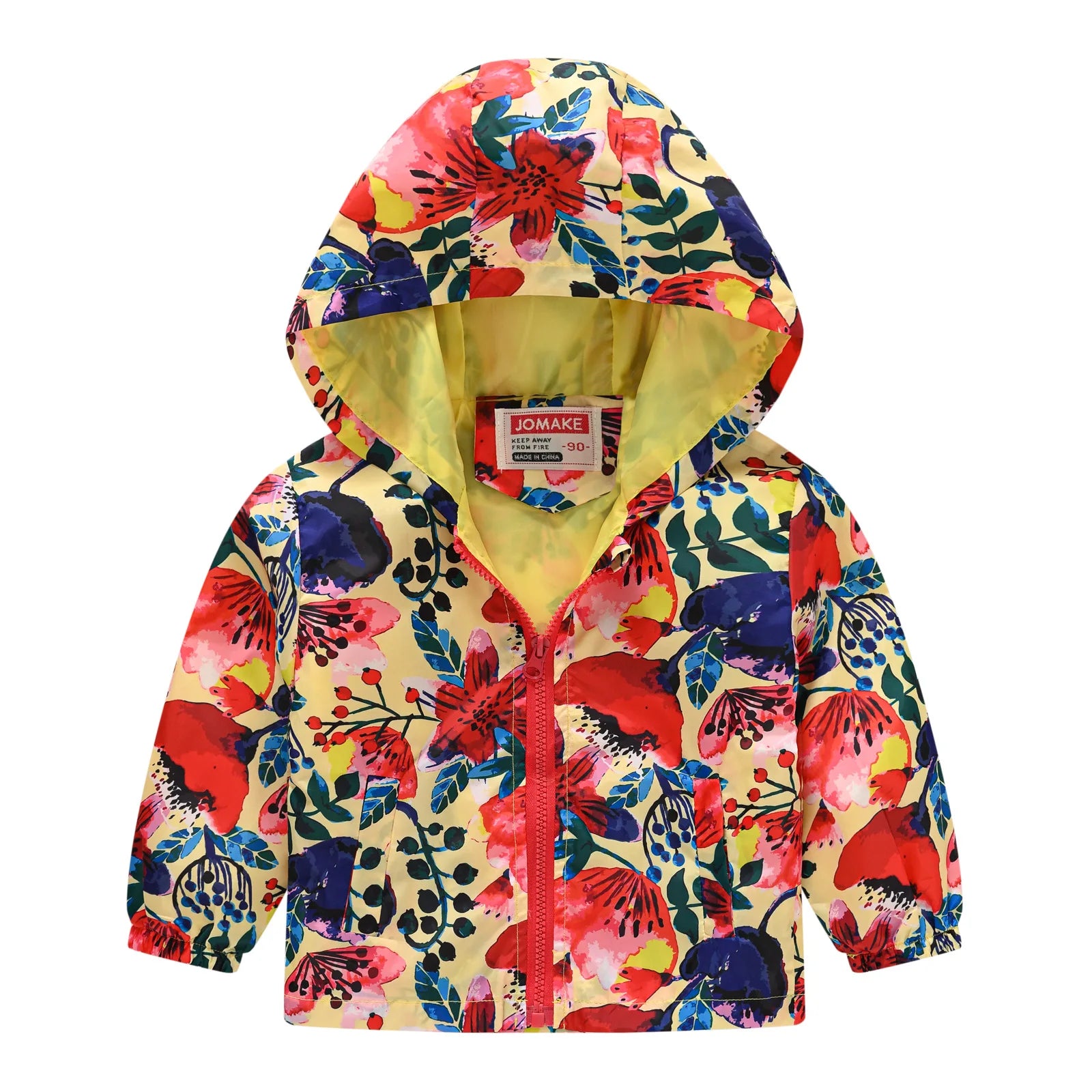 Little Boys Girls Cartoon Dinosaur Print Zipper Hooded Jackets childrensterritory