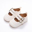 Soft Soled Retro Style Anti-Slip Baby Girl Flat Shoes childrensterritory
