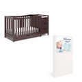 Integrated 4-in-1 Crib and Changer with Drawer for Baby childrensterritory