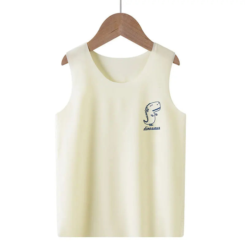 Kids Cartoon Print Short Sleeves Summer Pajamas Sets childrensterritory
