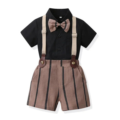 Little Boys Elegant Gentlemen Clothes Sets for Birthday Party