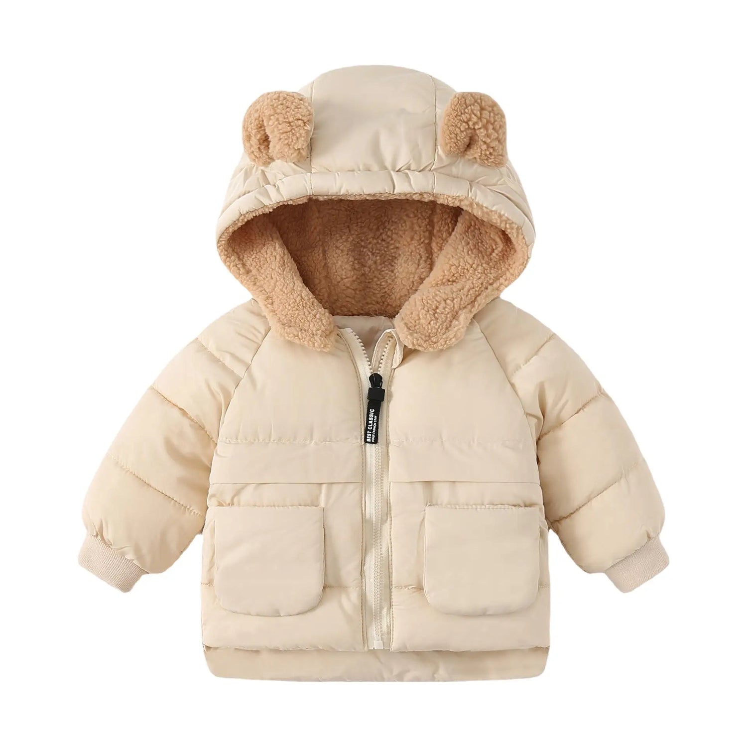 Kids’ Long-Sleeve Stylish Puffer Winter Jacket childrensterritory