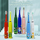 Kids Cartoon Design Electric Toothbrush With Extra Heads