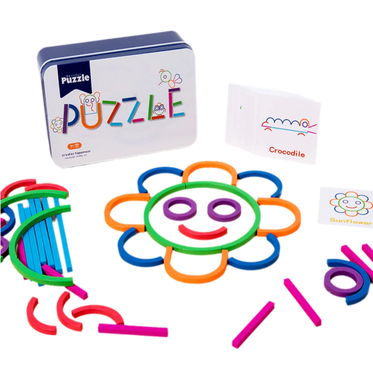 Kids SmartMind Puzzle & Building Block Learning Set childrensterritory