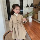 Kids Girls Korean Style Princess Windbreaker/Trench Coat childrensterritory