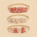 Flower Design Baby Girl Elastic Headband 3Pcs/Set childrensterritory