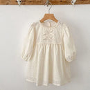 Baby Kids Long Sleeves Lace Design Christmas Party Costumes childrensterritory