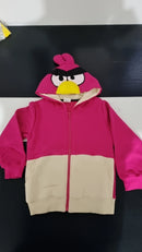 Long-Sleeved Cartoon Print Winter Hoodies For Kids childrensterritory