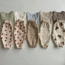 Printed Soft Cotton Girls Casual Pants childrensterritory