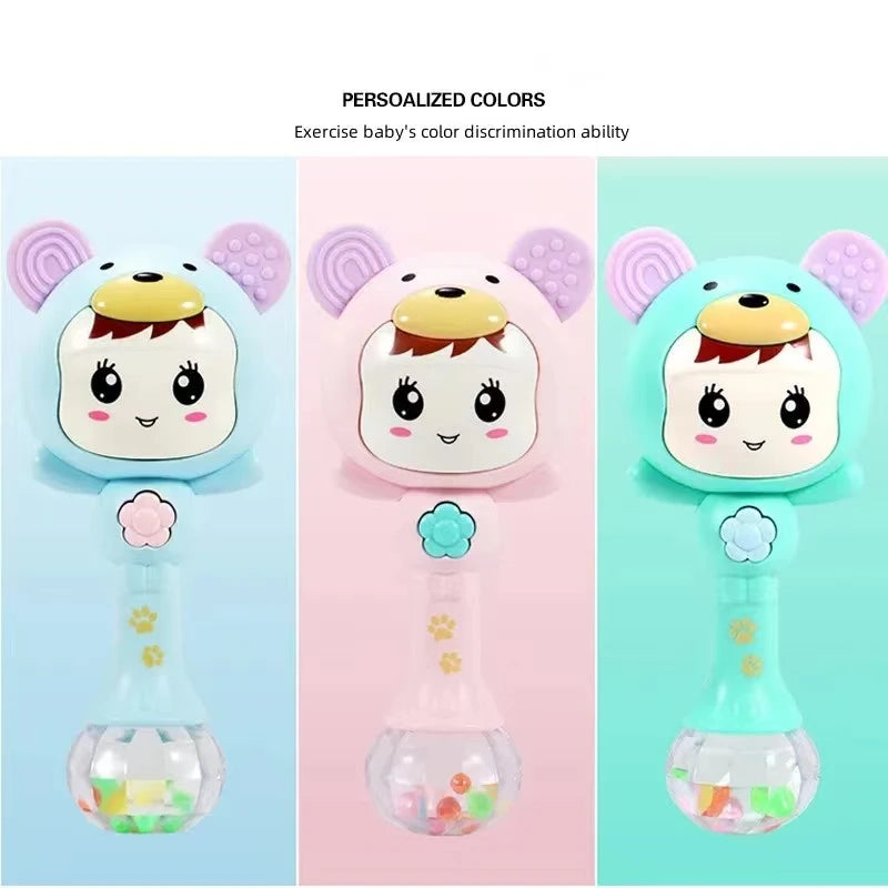 Baby Musical Rattle Hammer Toy with LED Lights childrensterritory