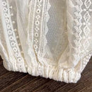 Girls' Casual Hollow Lace Design 2-Piece Summer Outfits childrensterritory