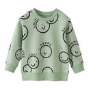 Cartoon Animal Print Long Sleeve Kids Boys Sweatshirts childrensterritory